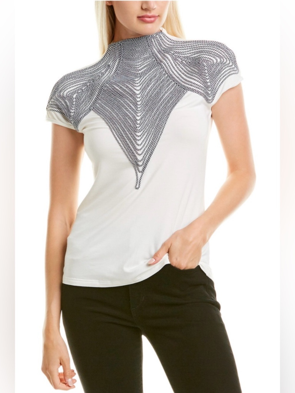 Gracia Rope Top in White Size Small